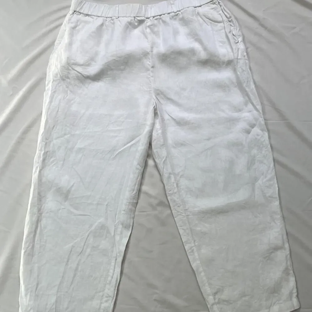 Quince Women's White Trousers